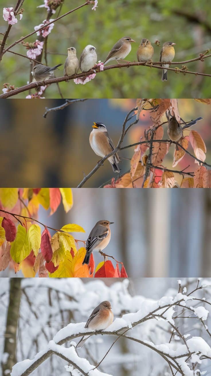 What To Feed Wild Birds In Each Season
