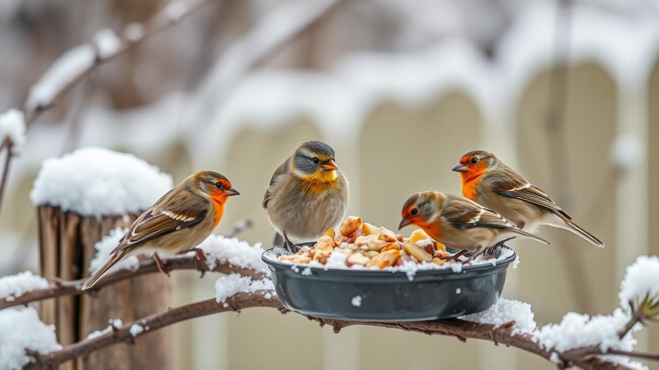 What to feed birds in winter