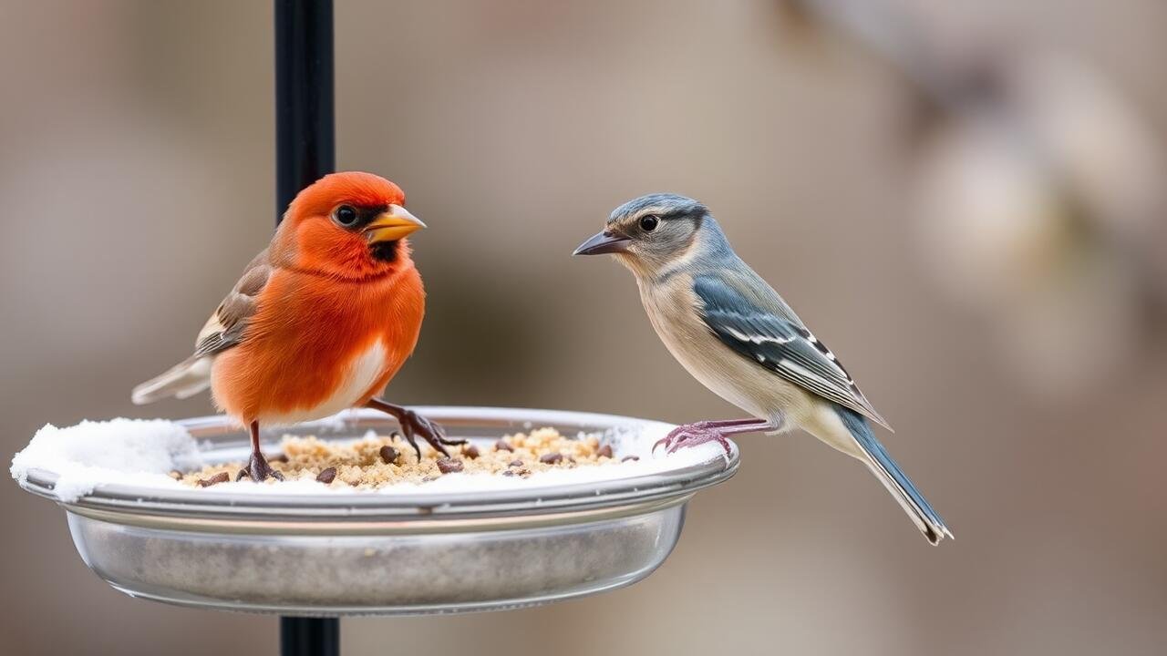 What to Feed Wild Birds in Each Season
