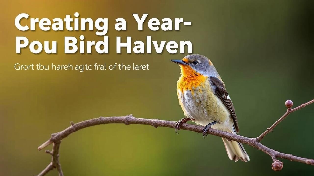Creating a Year-Round Bird Haven: Seasonal Tips for Attracting Birds