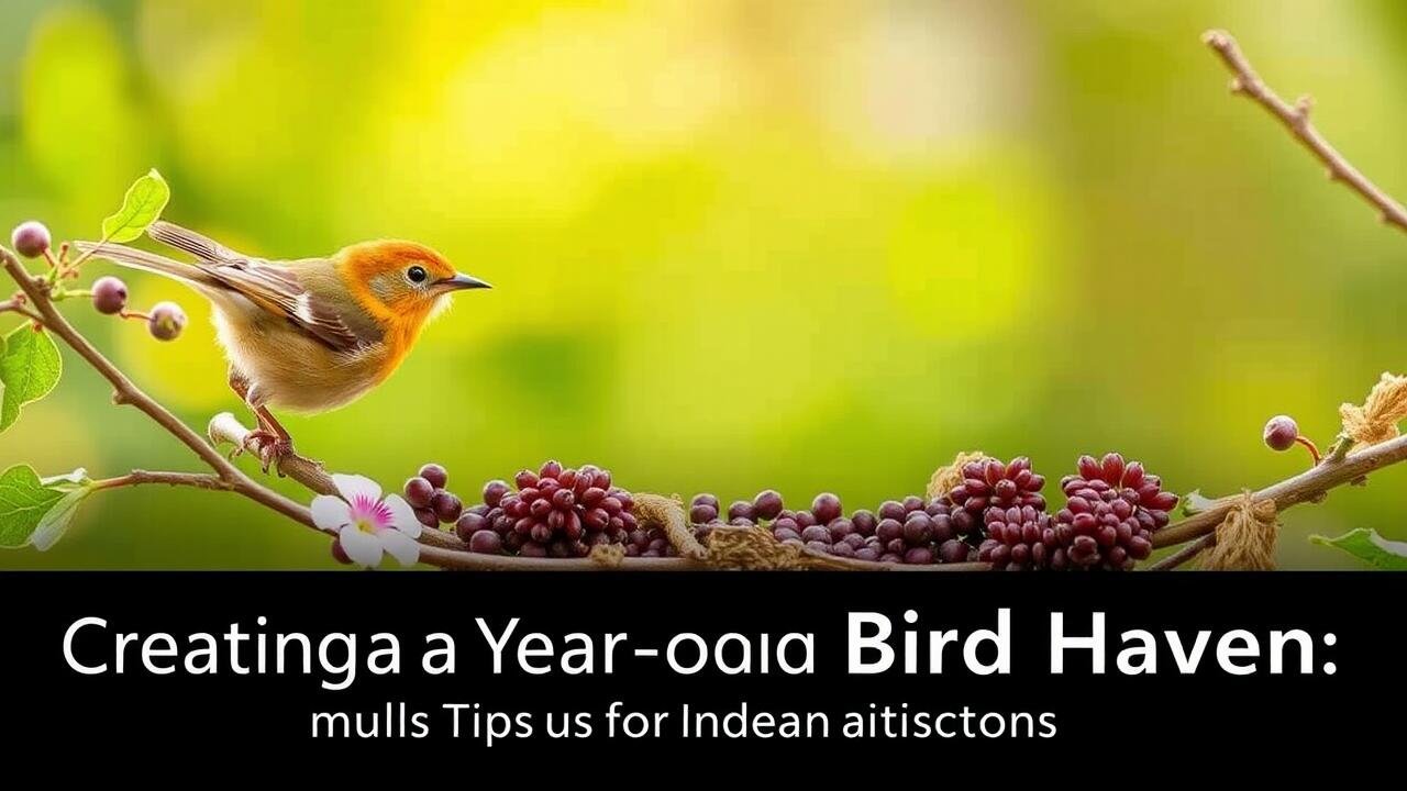 Creating a Year-Round Bird Haven: Seasonal Tips for Attracting Birds