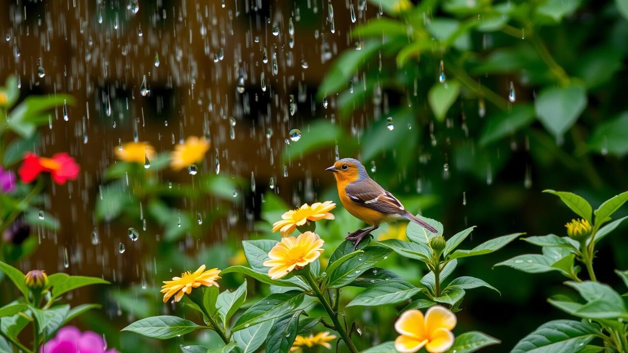 How to Keep Bird Seed Dry During Rainy Seasons