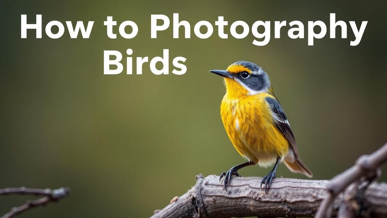 How to Photograph Birds in Your Backyard