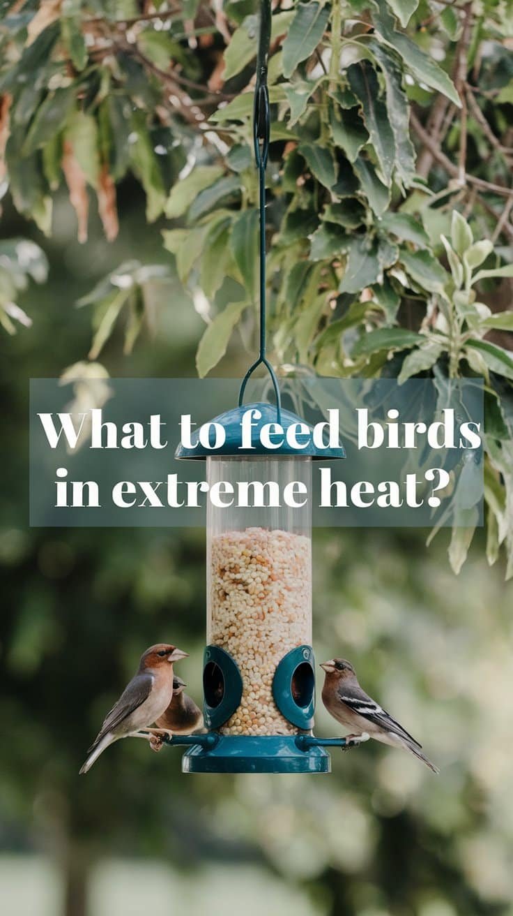 What to Feed Birds in Extreme Heat?